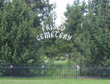 Frisco Cemetery gate