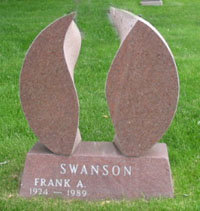 Swanson Tombstone front